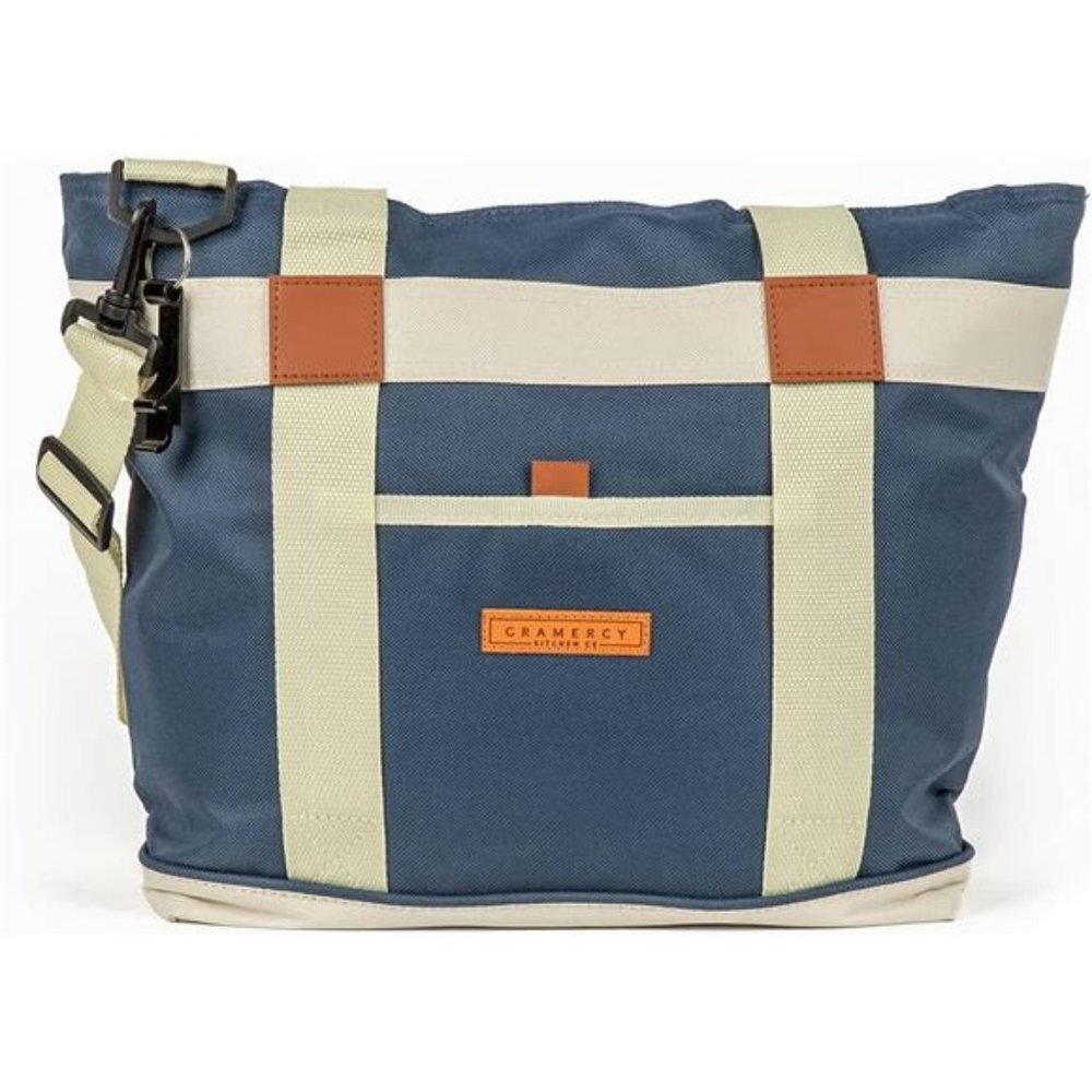 Gramercy Soft Cooler Bag, Beach Cooler Bags Insulated, Navy Blue - 10 Gallon